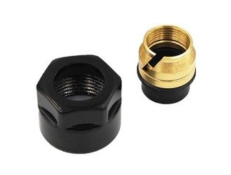 Złączka/Adapter zaciskowy CU GW 3/4" x 15x1 - kolor czarny mat