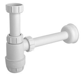 Półsyfon umywalkowy / bidet butelkowy "niski" 11/4"x32mm bez spustu [40]