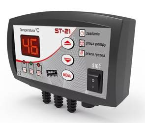 Regulator TECH ST-21 do sterowania pompą obiegu