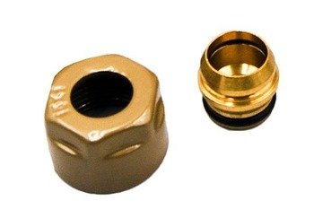 Złączka zaciskowa GW 3/4" x 15x1 - kolor złoty